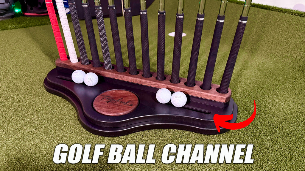 Golf Club Rack for Man Cave / Golf Simulator Room