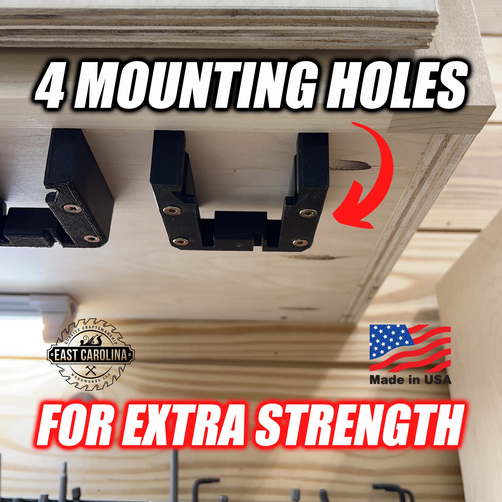 Milwaukee 18v Battery Mount (4 Pack)