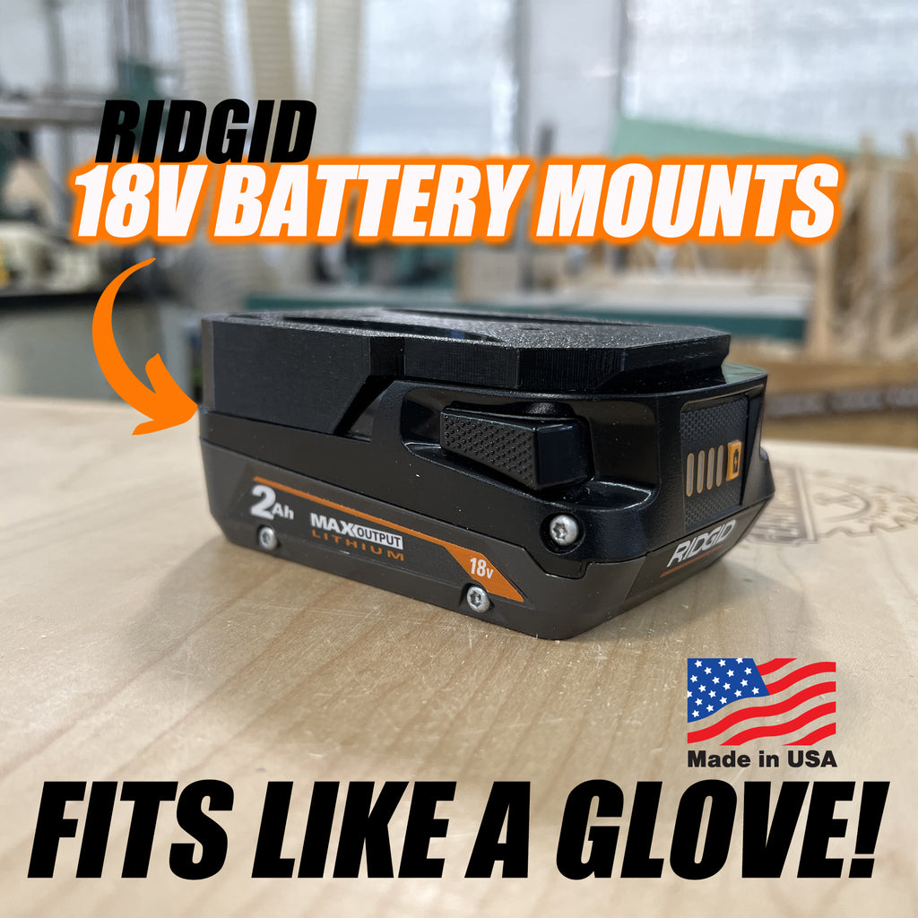 Rigid 18v Locking Battery Mount