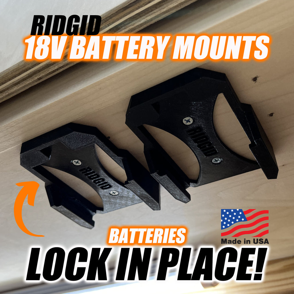 Rigid 18v Locking Battery Mount